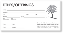 Church Offering Envelope White