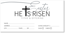White Easter Offering Envelopes for Church