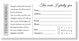 Church Offering Envelope White