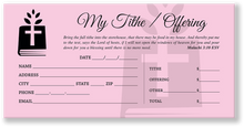 Church Envelopes Pink