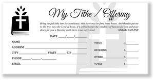 Church Envelopes White