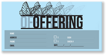Church Offering Envelopes Blue