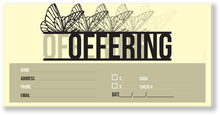 Church Offering Envelopes Yellow