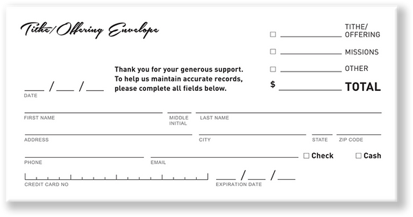 01 016 Tithe Offering
