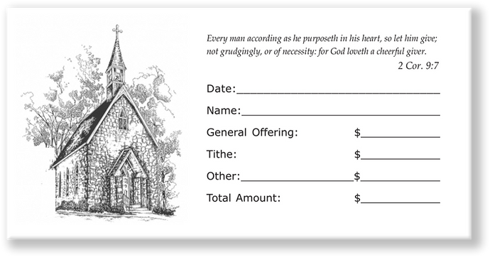 Church Offering Envelopes