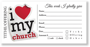 Church Offering Envelopes