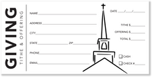 White Offering Envelopes for Church