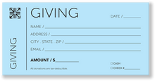 Church Giving Envelopes for Tithing