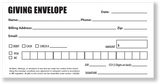 Church Giving Envelopes