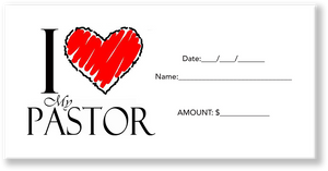 Love Your Pastor Offering Envelope