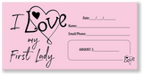 Tithe Envelope Love My First Lady Church