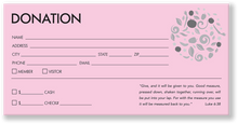 Church Donation Envelopes Pink