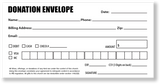 Church Donation Offering Envelopes