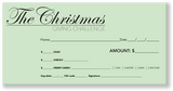 Christmas Offering Envelope Green