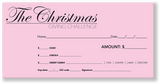 Christmas Offering Envelope Pink