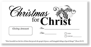 Christmas Offering Envelope