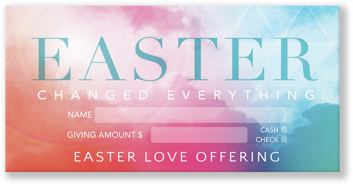 Easter Offering Envelopes