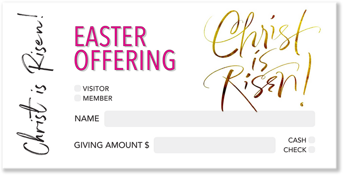 Easter Offering Envelopes