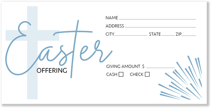 Easter Offering Envelopes for Church