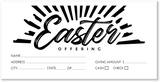 Green Easter Offering Envelopes for Church