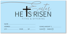 Blue Easter Offering Envelopes for Church
