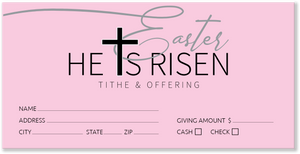 Easter Pink Offering Envelopes for Church