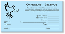 Spanish Church Tithing Envelopes