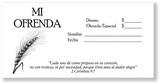 Spanish Offering Envelopes White