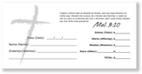 Portuguese Church Tithing Envelopes Green