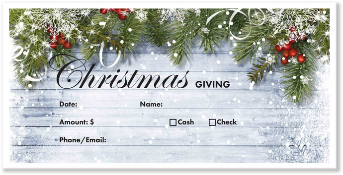 Christmas Offering Envelopes